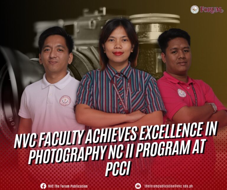 NVC FACULTY ACHIEVES EXCELLENCE IN PHOTOGRAPHY NCIII PRGRAM AT PCCI