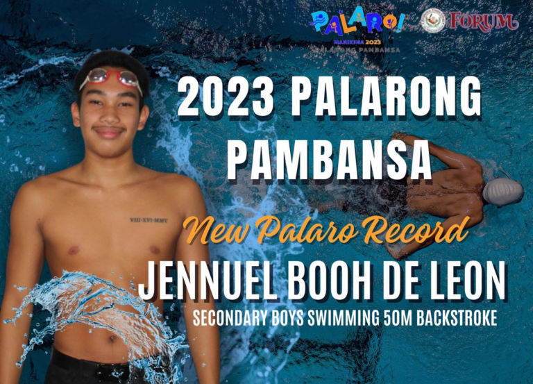 Jennuel Booh De Leon Shatters Palarong Pambansa Record
