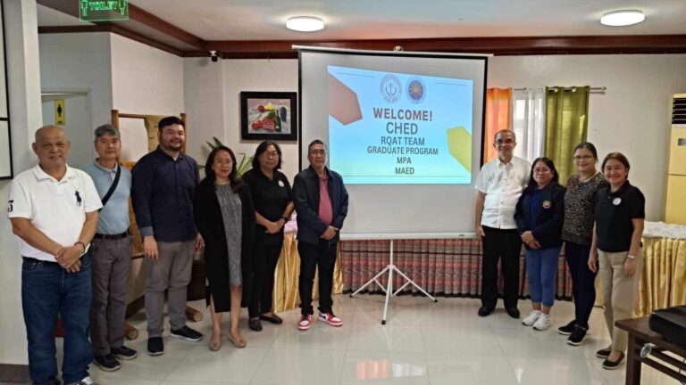 CHEDRO6 RQAT Visit of the institution’s graduate programs yesterday at NVC Carmen Hotel.