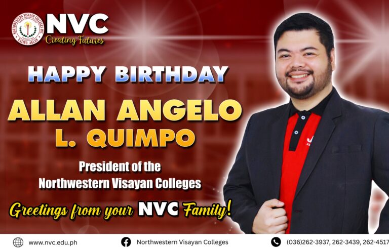 Happy birthday to the heart and spirit of our institution, our school president, Allan Angelo L. Quimpo, CPA, MBA!