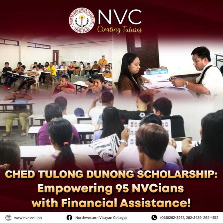 CHED Tulong Dunong Scholarship: Empowering 95 NVCians with Financial Assistance!